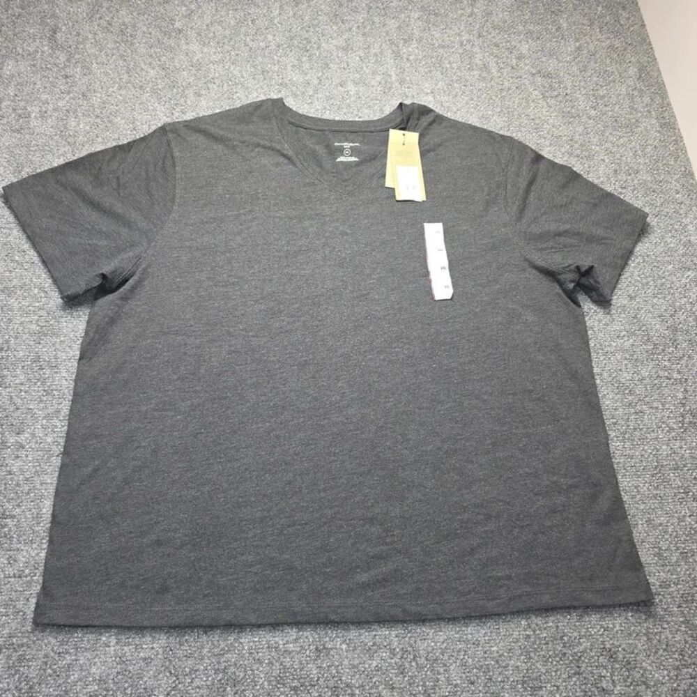 Goodfellow & Co Men’s XXL Dark Gray V-Neck Every Wear T-Shirt Standard Fit